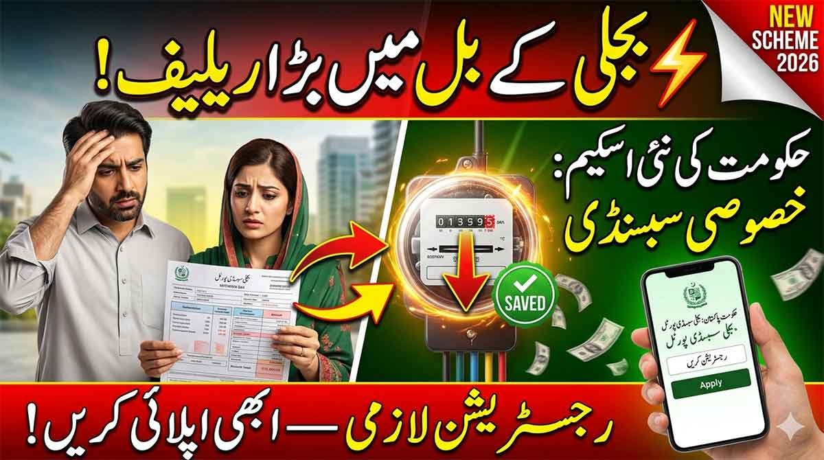 Cross Subsidy Program 2026 Electricity Bill